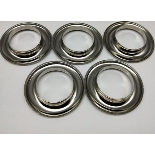 Silver garment Iron eyelets with gasket 30 mm scrapbooking accessories Knitwear Jeans Apparel Bags Shoes 6 pcs/lot