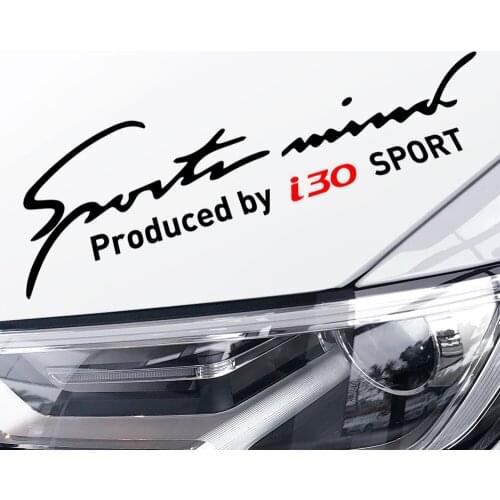 32*9CM Sports Mind Car Lamp Eyebrow Reflective Vinyl PVC Stickers Decals For Hyundai I30 Auto Body Decoration Car Accessories