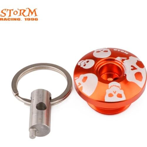 Motorcycle Oil Filler Cover Plug Screw For ZONGSHEN Engine NC250 NC KAYO T6 BSE J5 RX3 ZS250GY-3 4 Valves Parts PKW34 ZS177MM