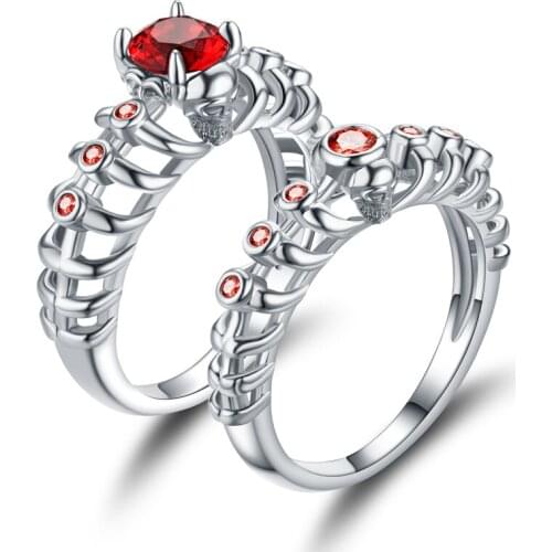 Womens Skull Ring Punk style Motor Biker Men skull mens jewelry Rings