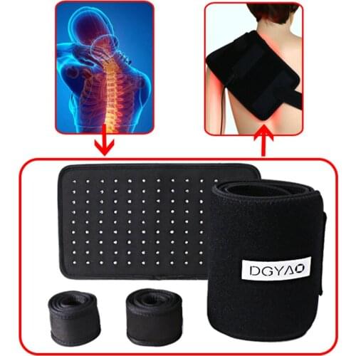 Winter Heating Waist Pad Pain Relieve Knee RED LED Light Infrared Device Joint Heated Therapy Arthritis Back Pad Brace Wrap