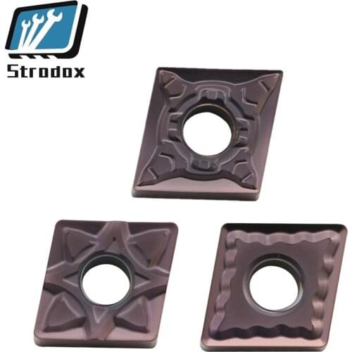 10pcs/lot CNMG 120404 120408 OM ES EF EN205 square Blades stainless Steel turning cutter CNC Cermet lathes tools machine insert