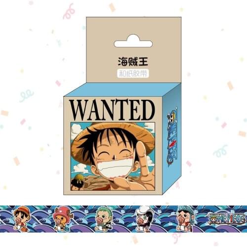 20 pcs/lot DIY Japanese Paper Decorative Adhesive Tape Cartoon One piece Washi Tape/Masking Tape Stickers