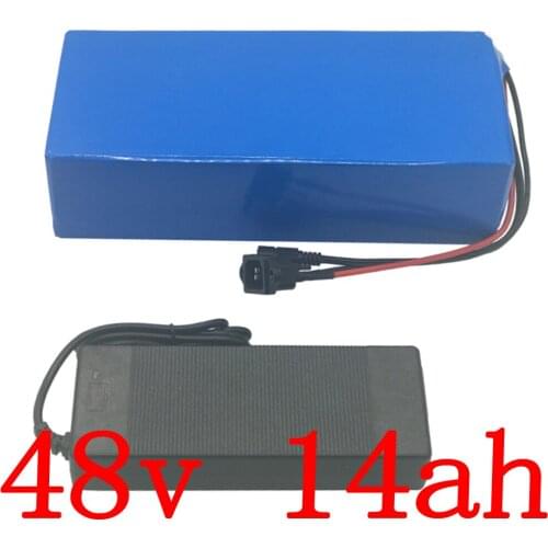 48v battery pack 48V 15AH electric bike battery 48V Lithium battery for 48V 500W 750W 1000W ebike motor with 54.6V 2A charger