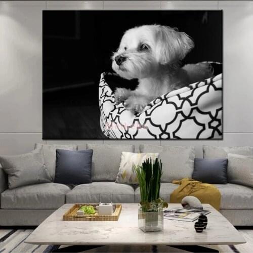 Diamond painting 5d Dog diy diamond embroidery mosaic cross stitch Maltese full square round rhinestones painting Decorate gift