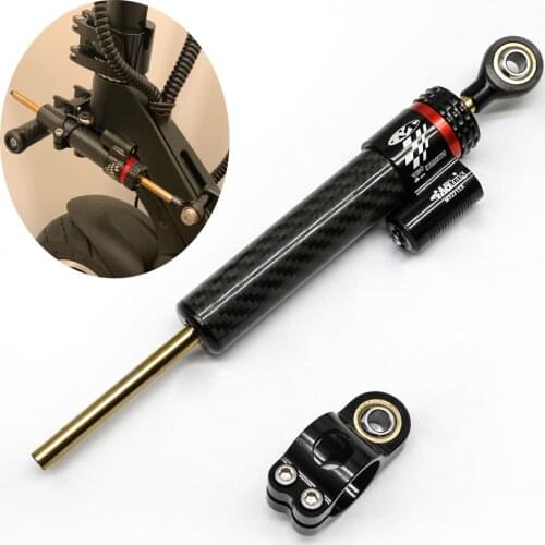 Adjustable Electric Scooter Steering Damper For Dualtron Thunder CNC Stabilizer Fiber Carbon Dampers Accessories