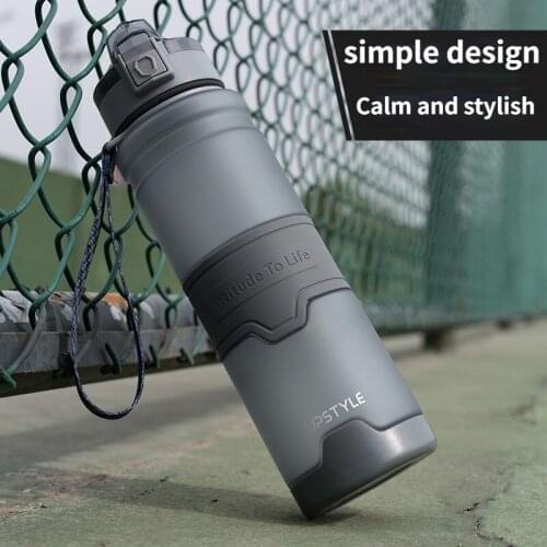 500/700/1000ML Mens Sports Water Cup Light Luxury Large Capacity Water Cup Portable Leak-proof Glass Water Cup Drop Resistance