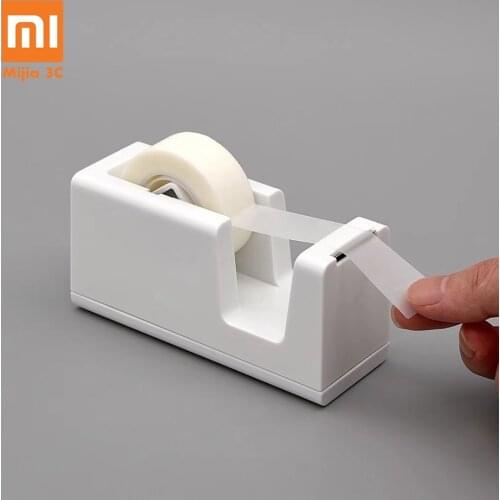 Xiaomi Tape Dispenser Mijia Kaco LEMO Tape Dispenser with 2 Rolls Tapes for Office School Home with Staples Tape Dispenser Set