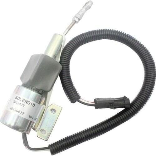 Diesel Engine Stop Solenoid 3935429 12V Fuel Shut Down Solenoid for SA-4755-12