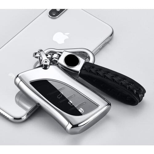 For Lexus 2018 2019 IS ES GS LS500h NX RX LX LC RC New PC+TPU Car Key Cover keychain Remote Fob Protector Case Shell