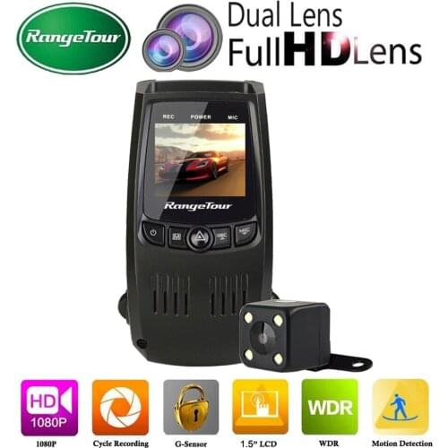 F5 Plus Multilingual Auto Camera Night Vision 170 Degree + 4LED Dashcam Full 1080P Dual Lens 2018 New Mini Hidden Car DVR