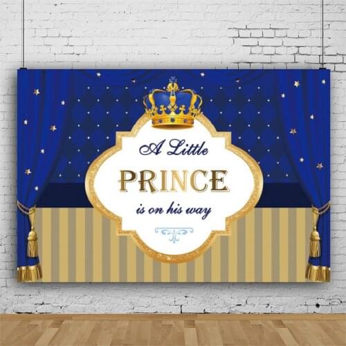 Prince Princess Crown Background Portrait Photography Baby Welcome Party Photozone Photo Decor Backdrops Photocall Studio