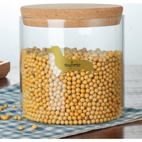 Funlife DIY Dachshund Home Decoration Stickers Gold Silver Copper Nordic Ins Style Living Room Bedroom Background Wall Sticker