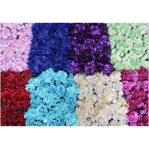 Hot 10pcs/lot Artificial silk rose flower wall wedding background or lawn/pillar road lead market decoration TONGFENG
