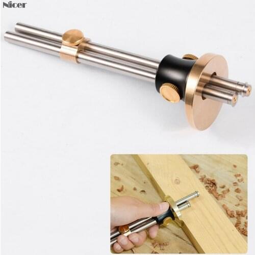Wheel Marking Gauge Woodworking Dovetail Marker Scribe Wood Marking Tool European Single And Double Axis Scriber Ruler