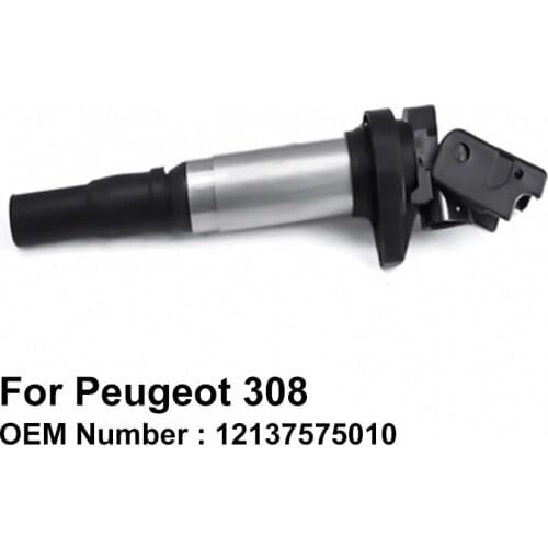 COWTOTAL Ignition Coil for Peugeot 308 Engine Code 5F06 5FT EP6CDT 1.6T OEM 12137575010 ( Pack of 4 )
