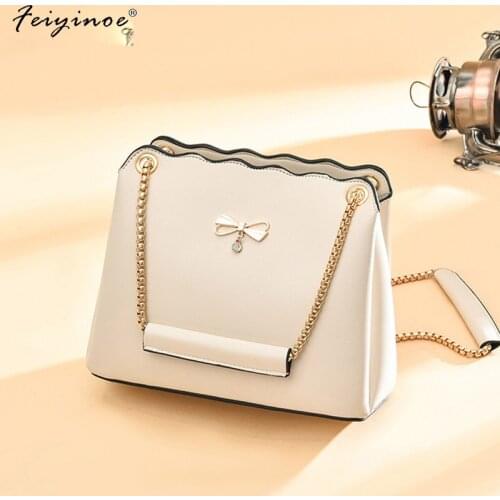 Summer Fashion Single Shoulder Bag 2021 New Tide Female Bag Contracted Aslant Bag Chain Ins Bucket Bag Women Messenger Bag Totes