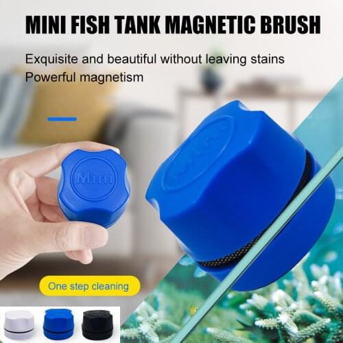 Glass Magnetic Clean Brush Scratch-free Scrubber Strong Magnetizing Cleaning Tool For Fish Tank @ls