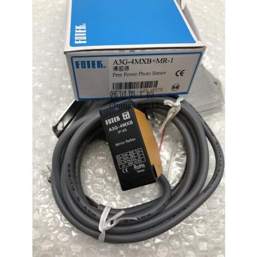 100% New original fotek lens reflected photoelectric sensor A3G-4MXB + MR-1
