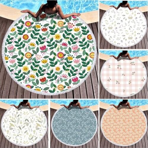 Flowers and leaves beach towel microfiber towel For home large beach towels Beach towel Towel beach Large beach towel For home