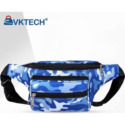 Men Camouflage Print Multi Layers Messenger Chest Bags Vintage Male Waist Packs Nylon Pouch Phone Package Travel
