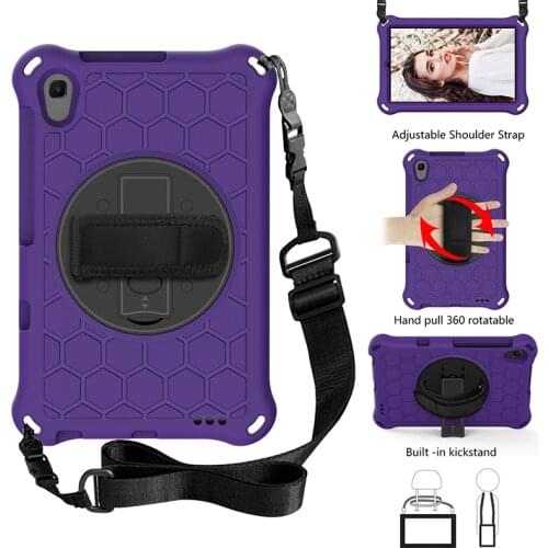 Rotatable Shoulder Strap Cover for Huawei Matepad T8 M5 Lite 8.0 M6 8.4 2019 M6 Turbo 8.4 Shockproof EVA Case+Pen