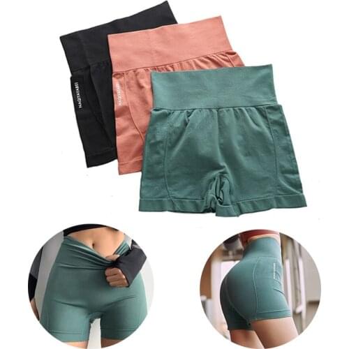 High Waist Workout Shorts Vital Seamless Fitness Yoga Shorts Scrunch Butt Yoga Running Shorts Sport Women Gym Leggings