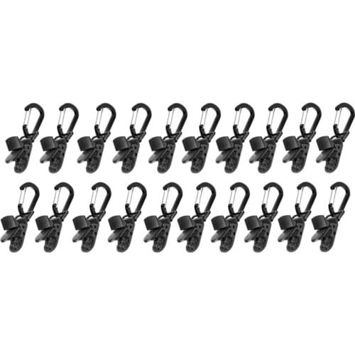 Tent Clip Adjustable Plastic Heavy Duty Windproof Awning Clamp Outdoor Camping Tent Alligator Clip Grip Trap