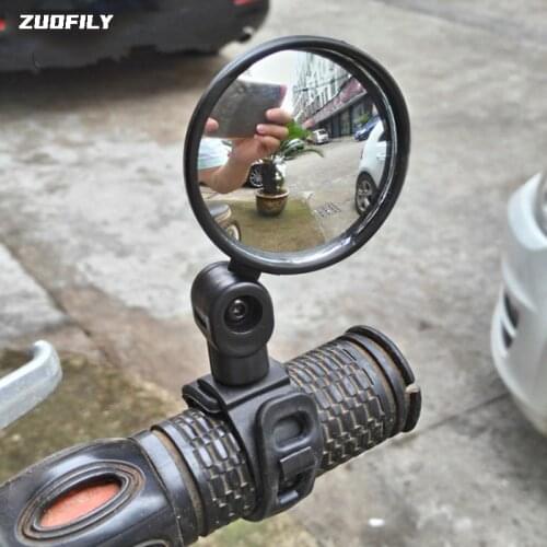 1PC Bicycle Rearview Wide Angle Handlebar Mirrors 360 Degree Rotate Cycling Rear View Universal MTB Road Bike Rearview Mirrors