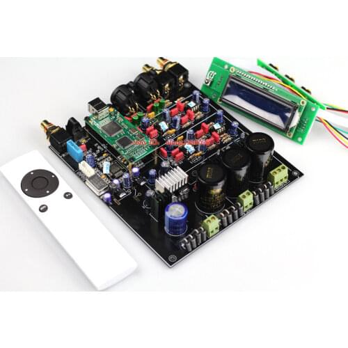 ZEROZONE Assembeld Hi end ES9038PRO DAC board with Remote + Amanero XMOS USB card L5-6