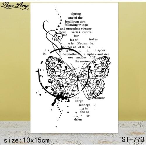 ZhuoAng ST-773 transparent silicone stamp / stamp DIY scrapbook / photo album decorative transparent seal