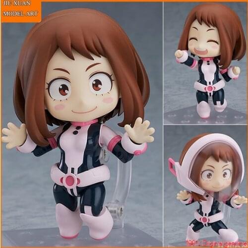 100% Original:My Hero Academia OCHACO URARAKA Q version figma Action Figure Anime Figure Model Toys Figure Collection Doll Gift