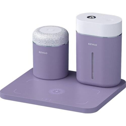 Bluetooth Speakers Desktop Wireless Charging 5.0 Speaker Humidifier 10W MAX Fast Charge for Office Bedroom Home