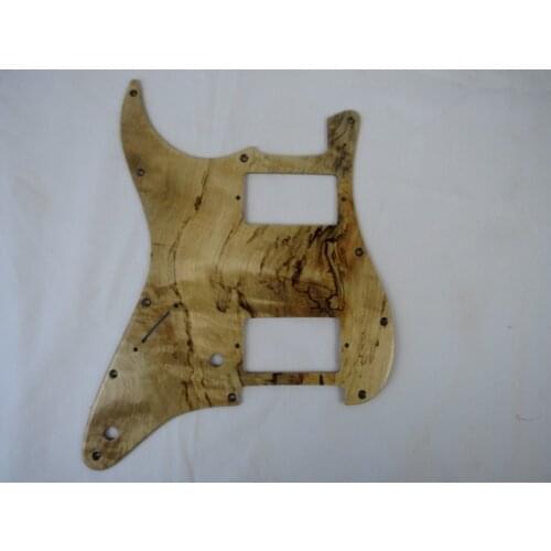 Brand 1PCS left hand solid Spalted Maple Pickguard High Quality HH