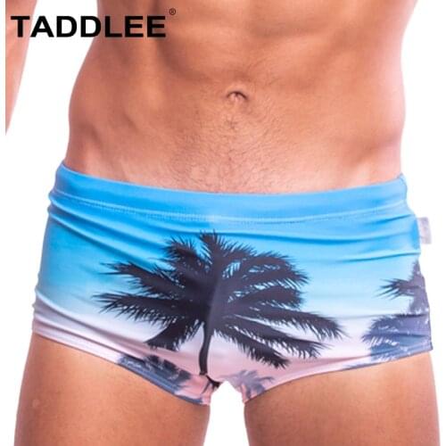 Taddlee Brand Sexy Mens Swimwear Swimsuits Swim Boxer Briefs Bikini Men Bathing Suits Penis Pouch Gay Surf Board Trunk Low Rise