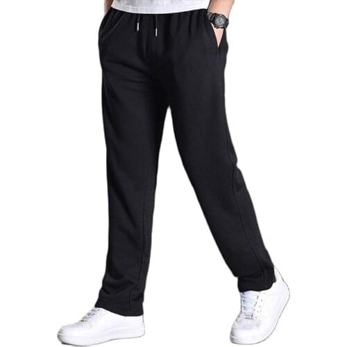 Mens Oversize Sports Pants Straight Jogging Male Tracksuit Bottoms 2021 Man Sweatpants Casual Sportswear Trousers 5XL Plus Size