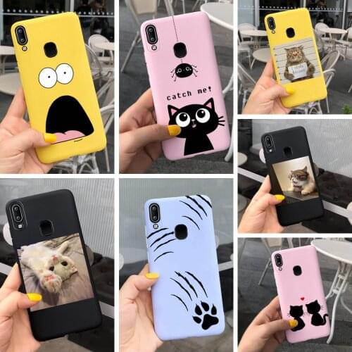 For Vivo Y95 Y93 Y91 Y91i Y90 Case Soft Silicone Cute Candy Painted Cover For Vivo Y 90 91 93 95 Y91C Phone Cases VivoY93 Bumper