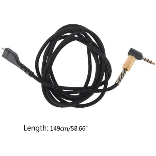 Audio Cable Extension Cord for SteelSeries Arctis 3 5 7 9X Pro Wireless Headset G99B
