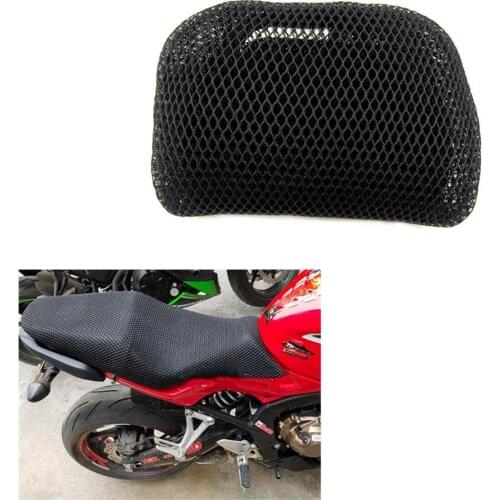 Motorcycle Cool Seat Cover Cushion Protect Sunscreen Prevent Bask Sun Pad Waterproof 3D Mesh for HONDA CBR-650F CB 500F CB 300R