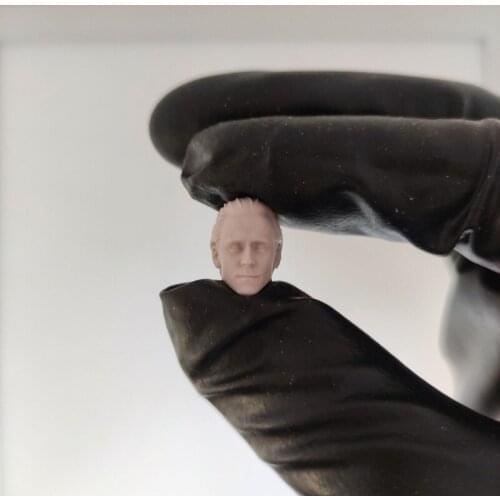 Blank 1/18 Scale Tom Hiddleston Loki Head Sculpt Unpainted Fit 3.75" Figure
