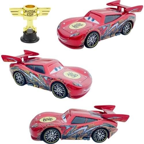 39pcs Disney Pixar Cars 2 3 Lightning McQueen Mater Jackson Storm Ramirez Ramone 1:55 Diecast Vehicle Metal Alloy Kids Toy Gifts