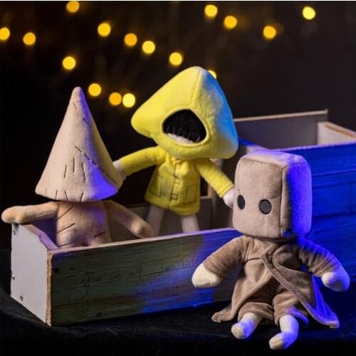 Kawaii Plush Little Nightmares Plush Toys Six Girl Mono Nomes Stuffed Animals Doll Toy for Game Fans Kids Birthday Xmas Gift Hot