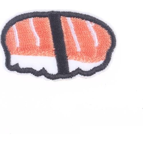 Prajna Japanese Style Patches Cartoon Food Iron On Embroidered Patches On Clothes Applique For Kids T-shirt Jacket Decoraion DIY