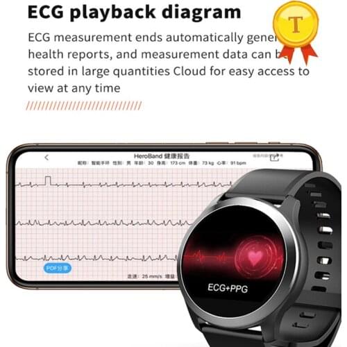 New ECG PPG Blood Pressure Smart Bracelet Fitness Tracker Heart Rate Monitor waterproof Smart Band Sports wristband for Android