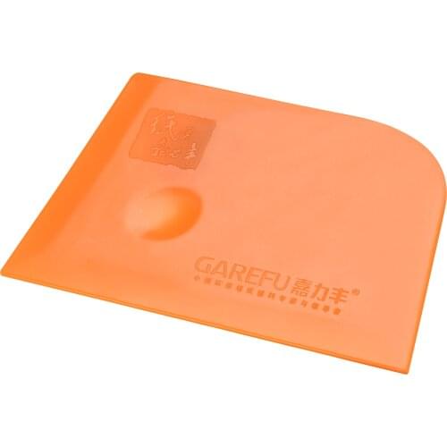 Uxcell Plastic Scraper Putty Spatula Spreader Smoothing Tool for Paint Wall Treatment Windshield 5.5" Orange