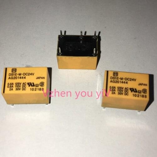 20Pcs/DS1E-M-DC24V DS1E-S-DC24V AG2001444 relay imported genuine relay