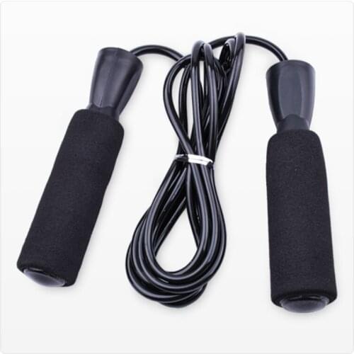 Black Jump Rope Student Foam Test Special Jump Rope Outdoor Fitness Supplies Workout Equipments