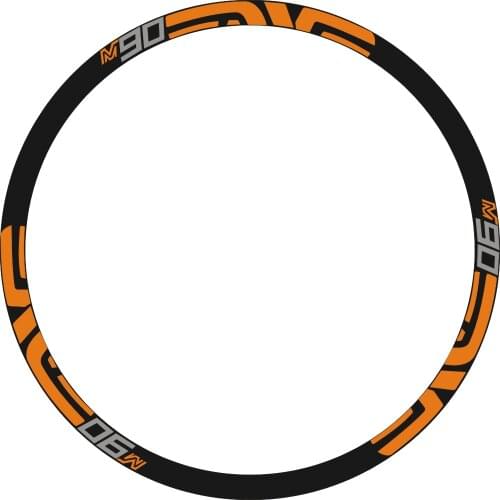 26"/27.5"/29" For MTB Rim Wheel Stickers Wheelset Decals Mountain Bike Replacemant Safe Protector Waterproof Vinyl 2 WHEELS