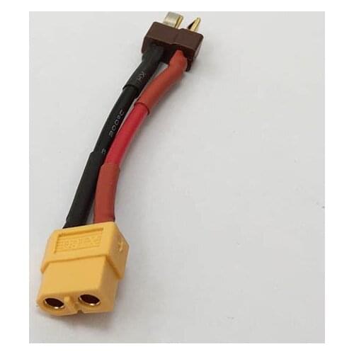 T plug male to XT60 female Adapter Converter cable 50mm for RC Lipo Battery