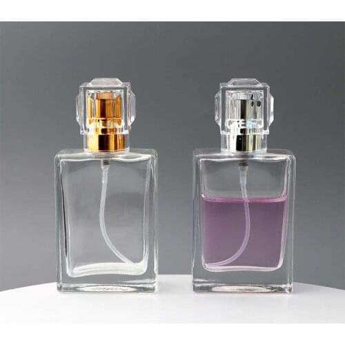 PT148-30ML Square Glass Perfume Bottle Cosmetic Dispensing Nozzle Spray Bottles 100pcs/lot